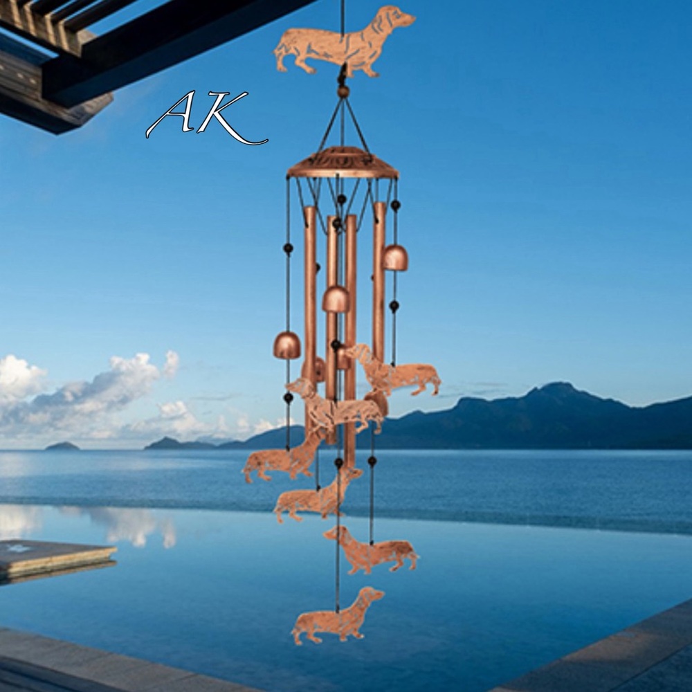Dachshund Wind Chime 🐾 Doxie Wiener - Picture 2 of 3